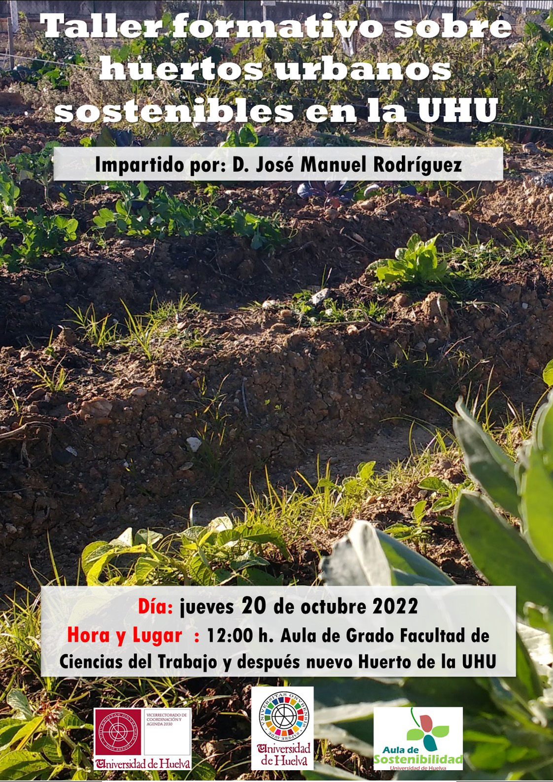 Taller formativo sobre los Huertos Urbanos Sostenibles de la UHU