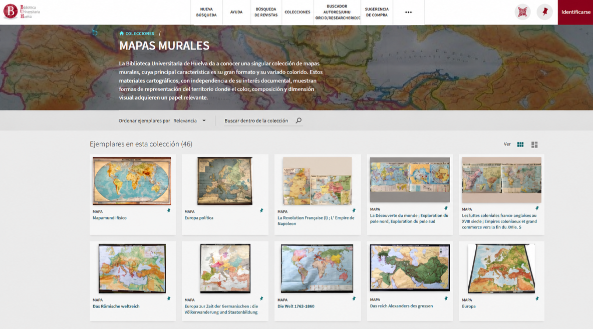 Colección mapas murales en Columbus