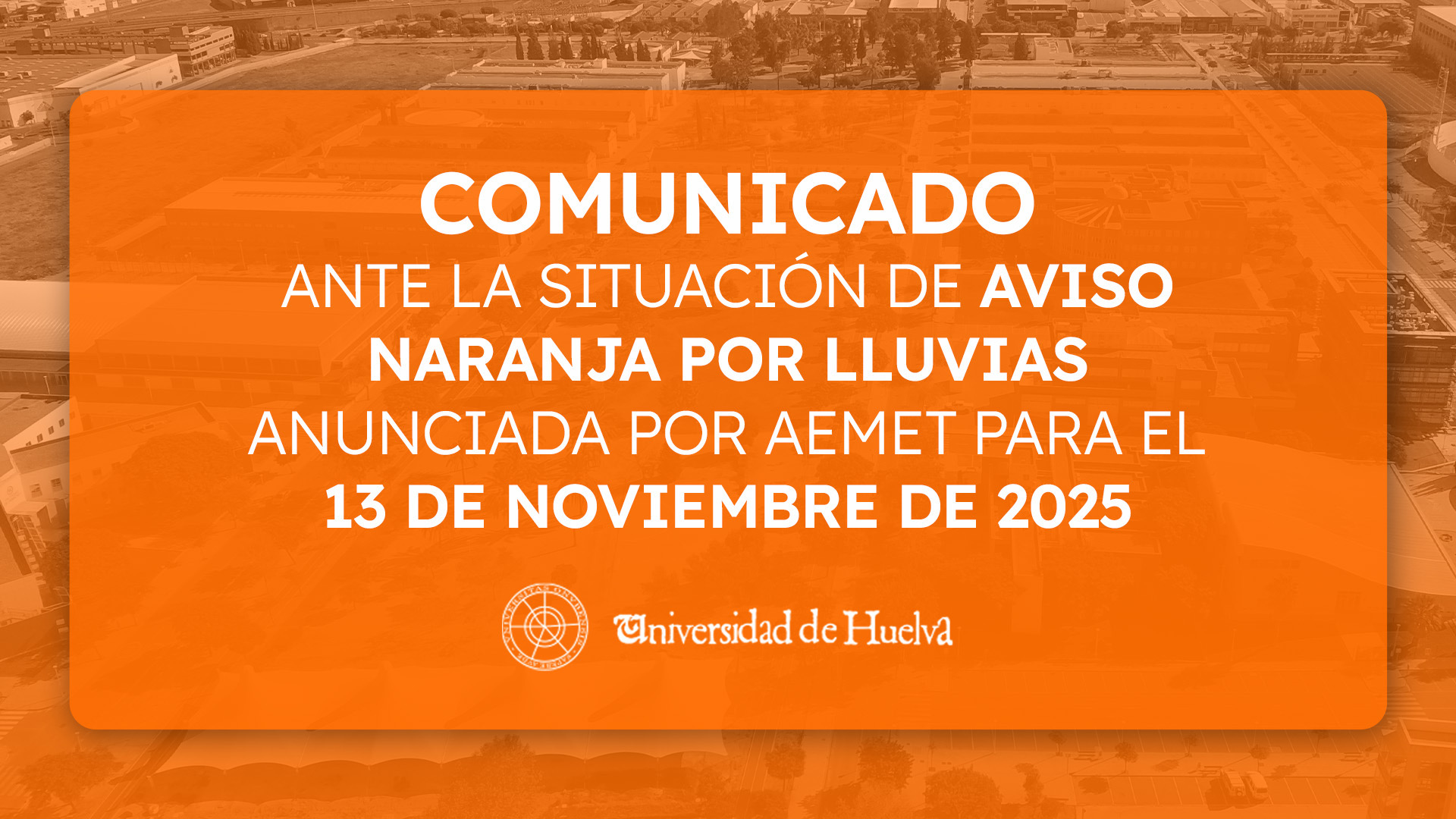 Aviso naranja 13 nov 2025