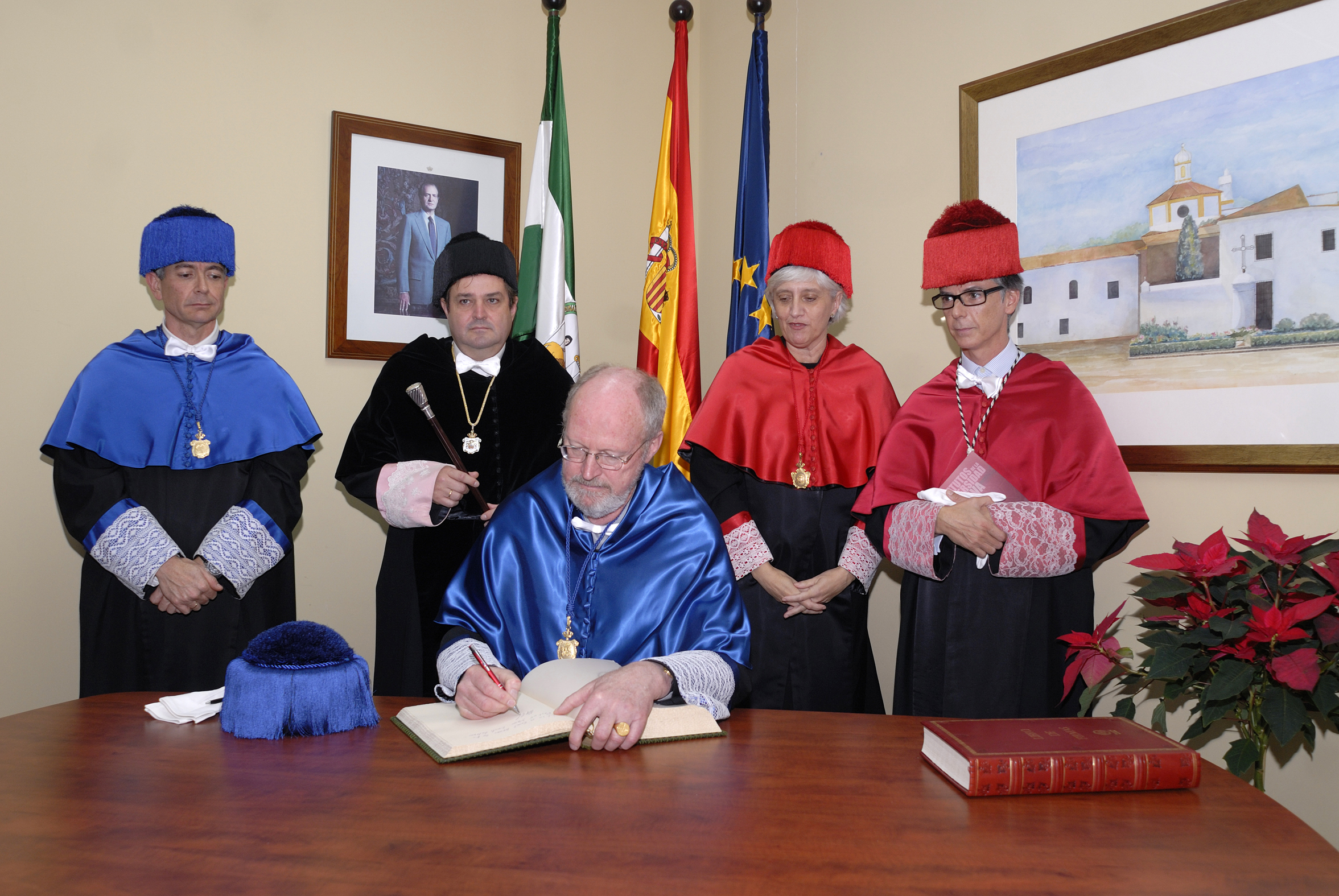 El profesor Robert Grubbs en la UHU 4