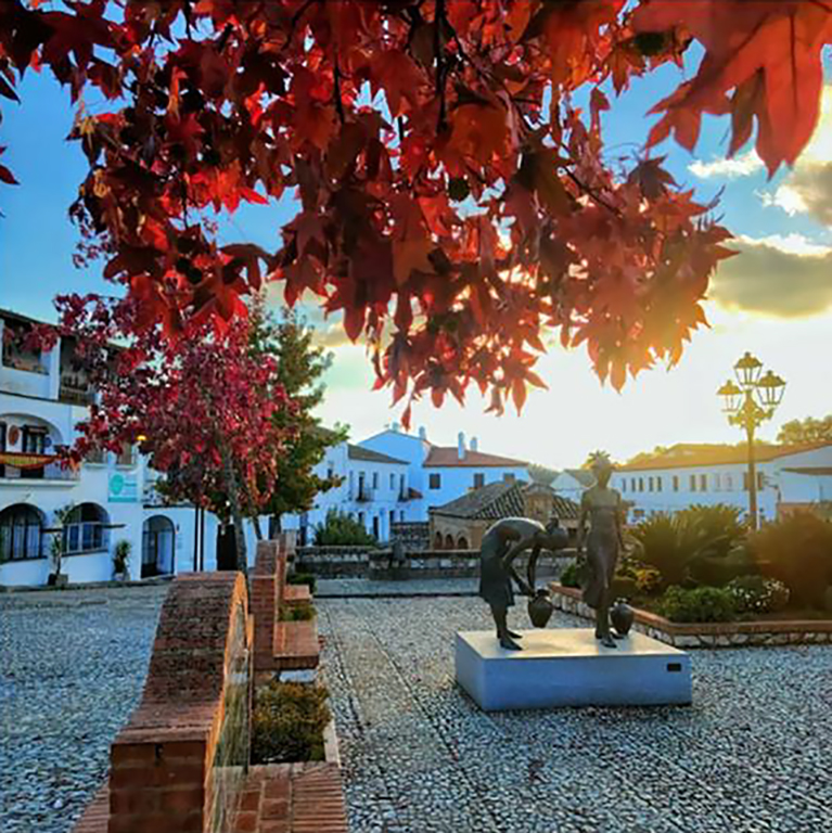 Plaza del pueblo de Aracena