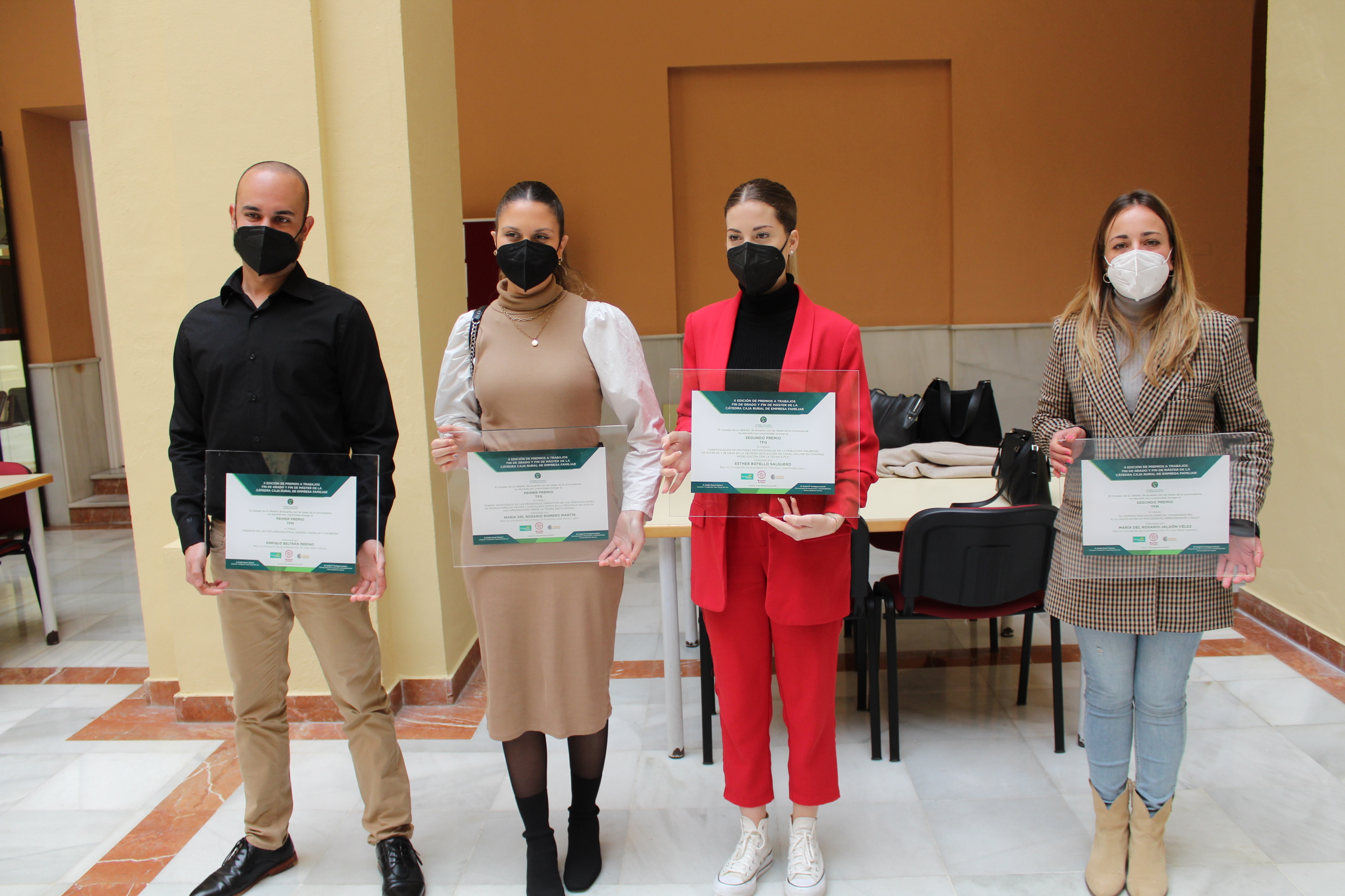 Premiados por la Cátedra Caja Rural de Empresa Familiar