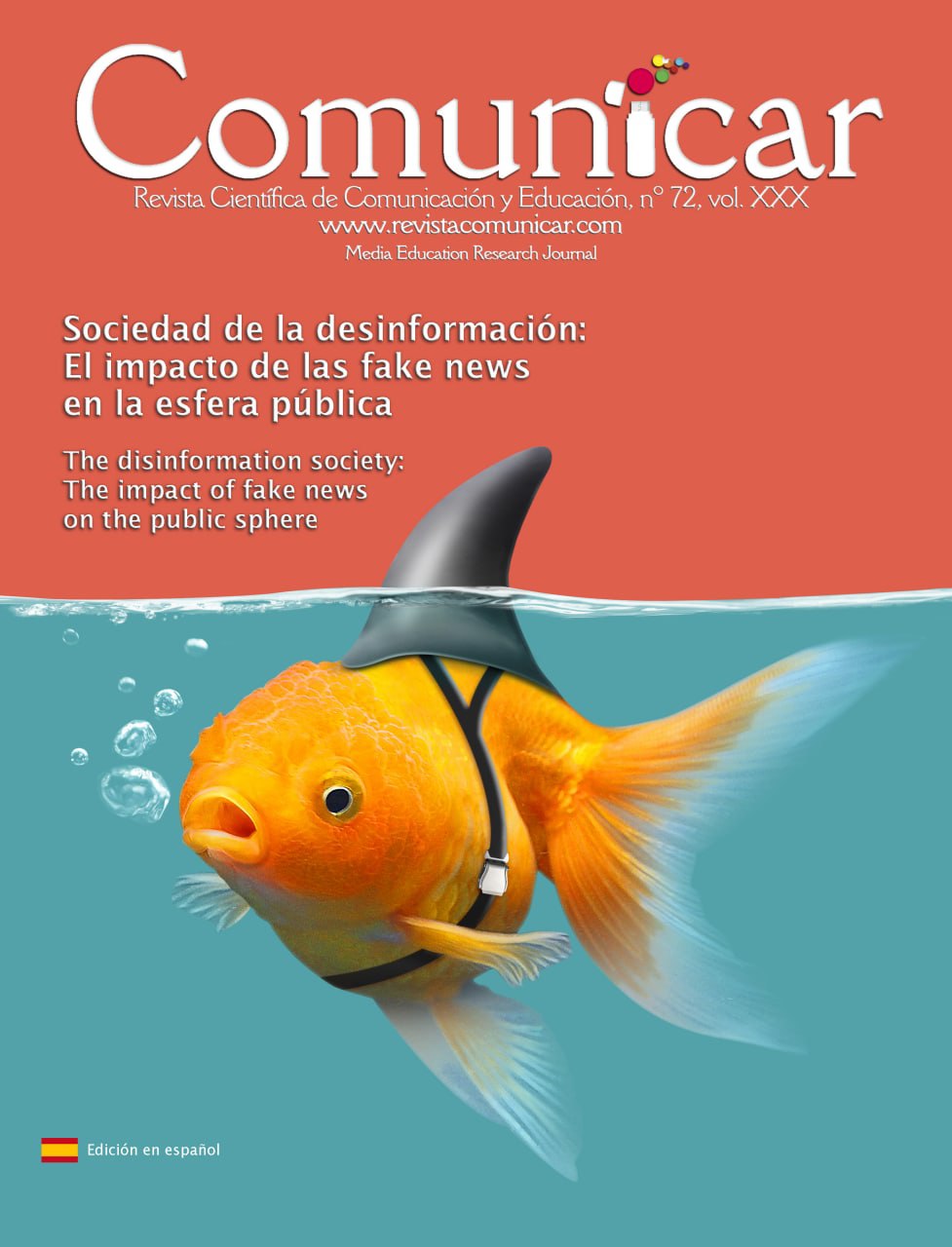 Portada revista Comunicar, nº 72