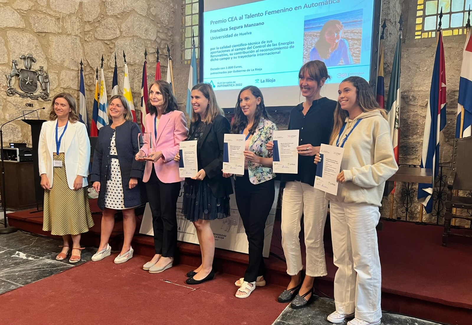 Acto de entrega del premio