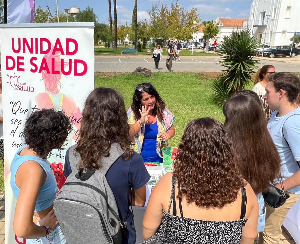 Stand de la Unidad de Salud en imagen de archivo