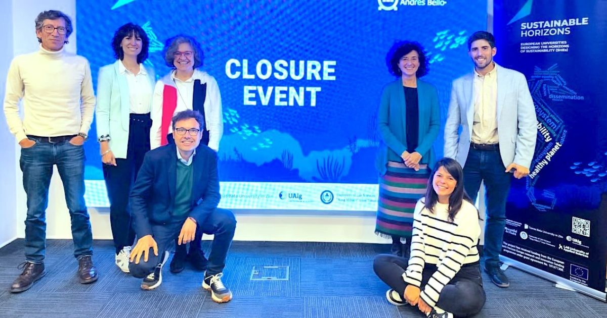 La UHU participa en el evento de clausura del proyecto europeo Sustainable Horizons, SHE  en la Universidad Andrés Bello de Chile