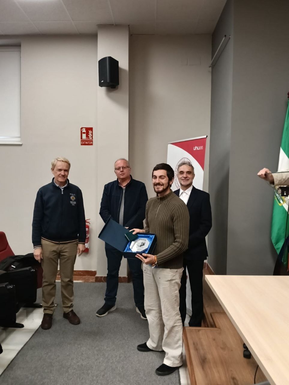 Ganador categoría universitarios XVI Abierto de Ajedrez de la UHU