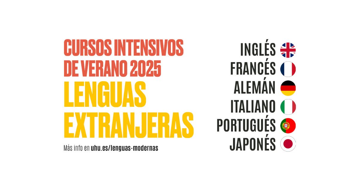 Abierta la matrícula para los cursos intensivos de idiomas que la UHU organiza este verano