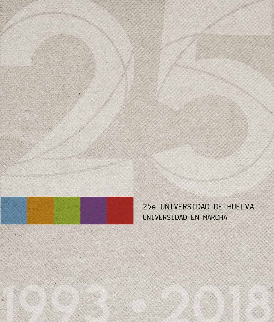 Portada de 25 aniversario Universidad de Huelva