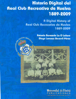 Portada de Historia digital del real club recreativo de hu...