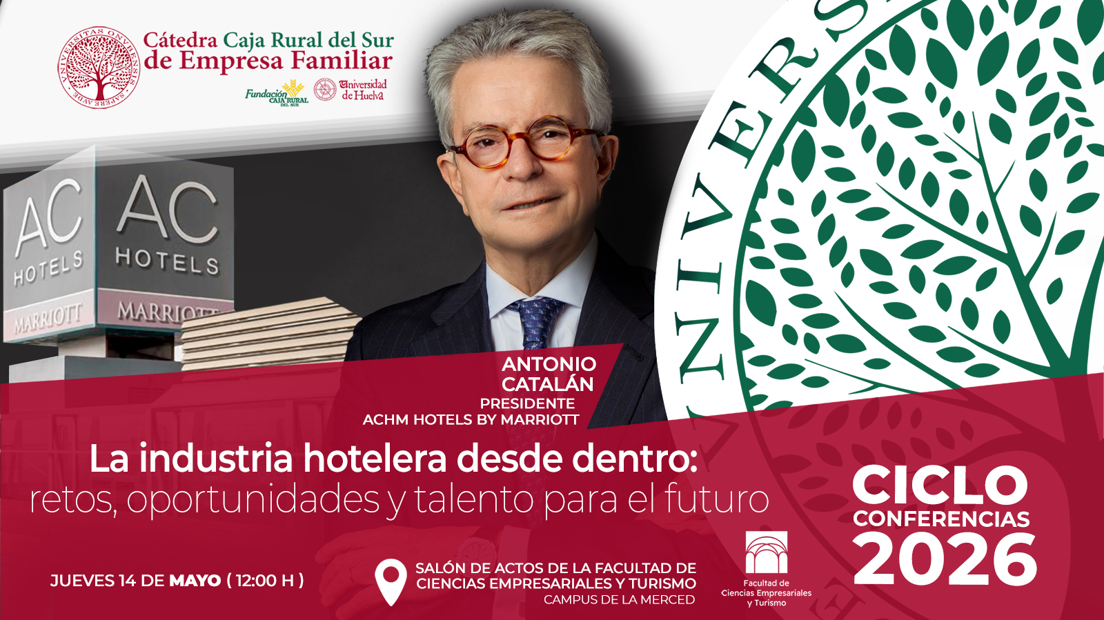 Conferencia: La industria hotelera desde dentro: retos, oportunidades y talento para el futuro