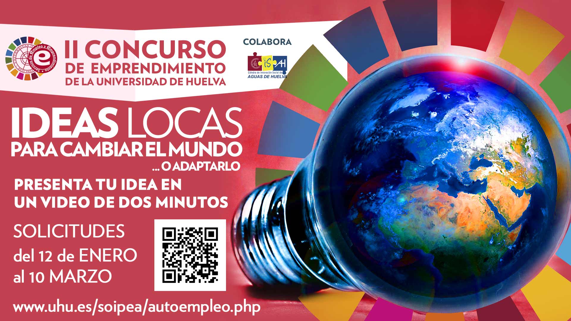 Cartel del concurso Ideas Locas para Cambiar el Mundo