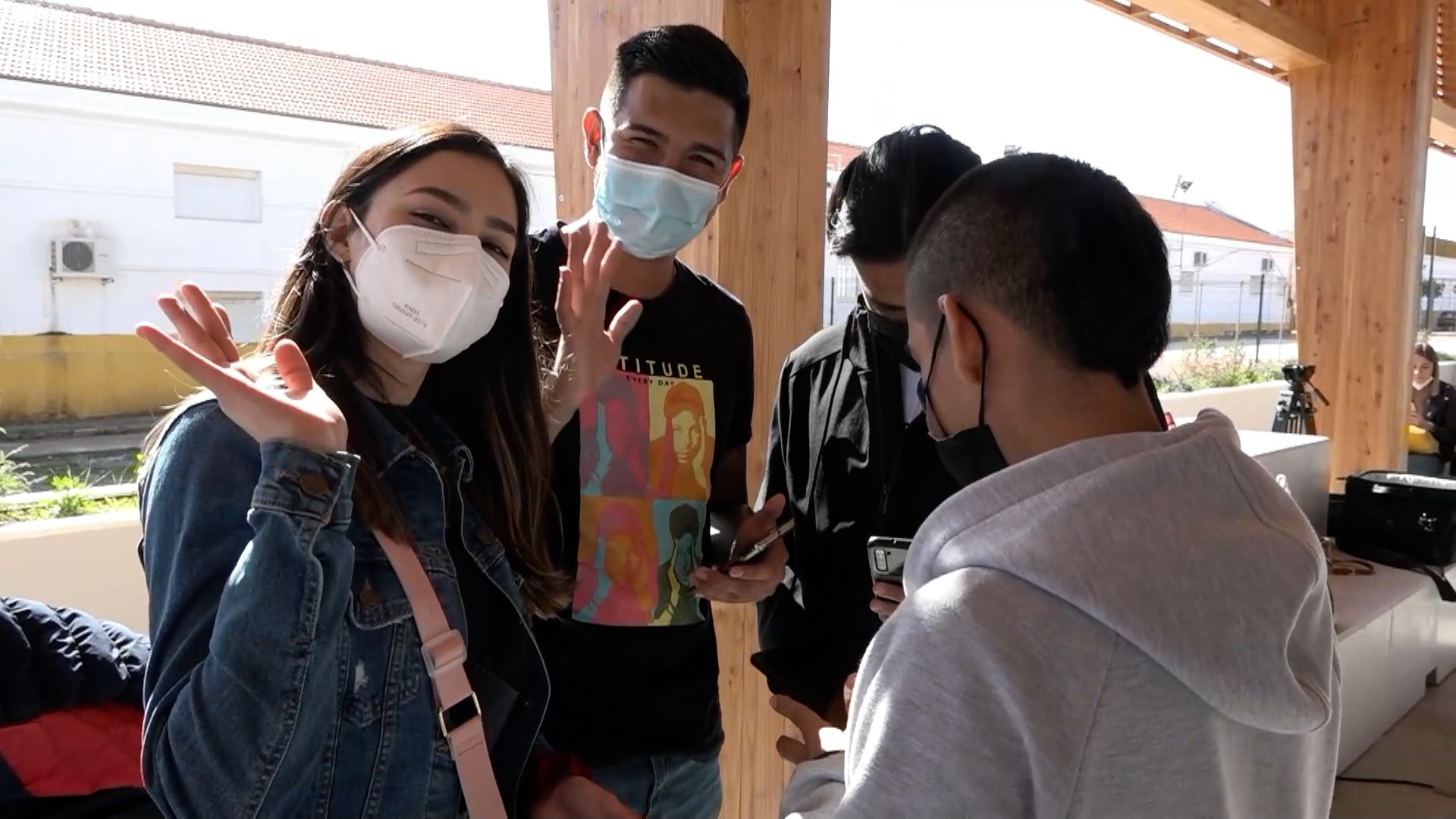 Estudiantes Erasmus en la UHU