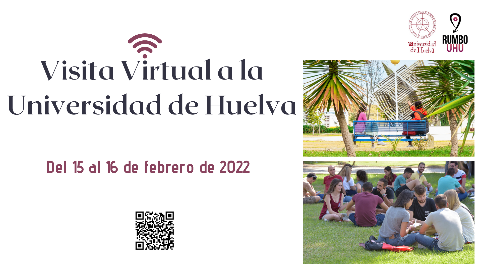 Cartel Puertas abiertas virtuales uhu