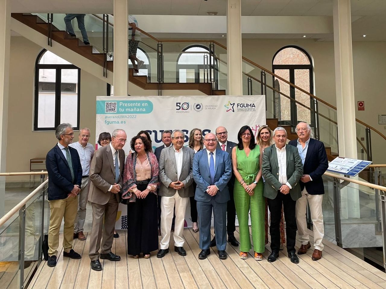 Fotografía de los ponentes del curso