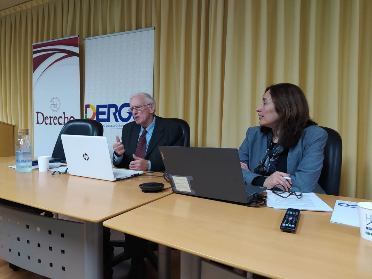 Michel Prieur y Rosa Giles