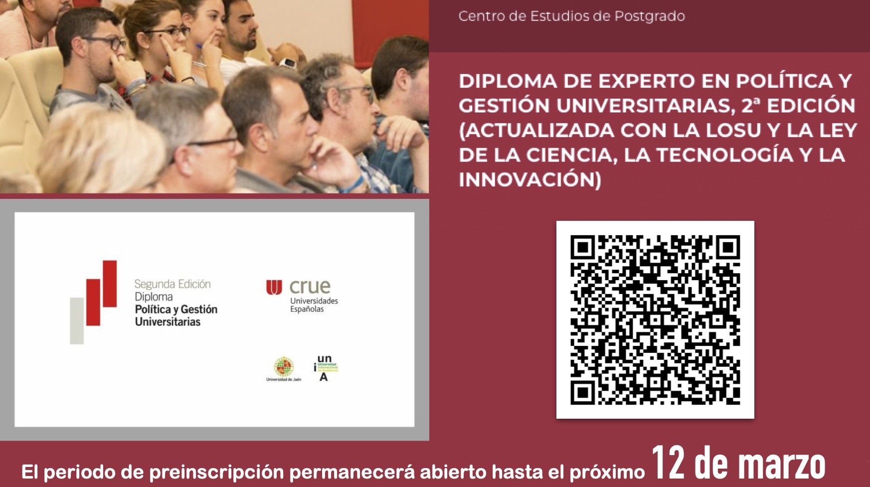 Cartel de inscripción