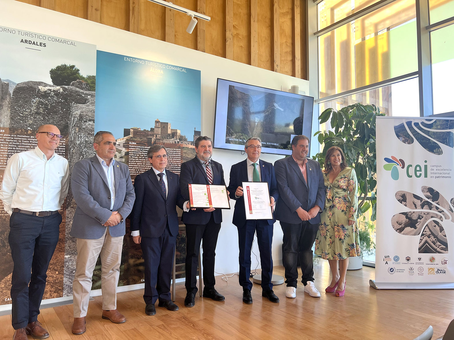 Entrega certificación Parque Minero de Riotinto en Huelva