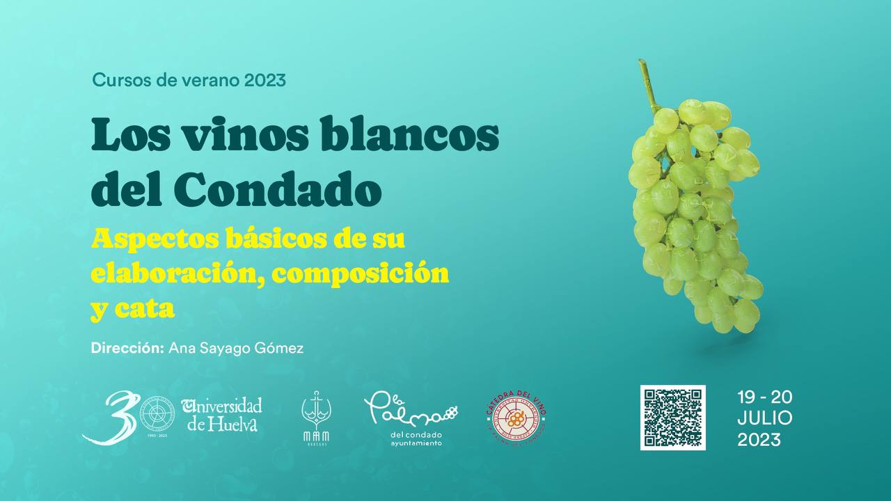 Cartel del curso de cata de vino