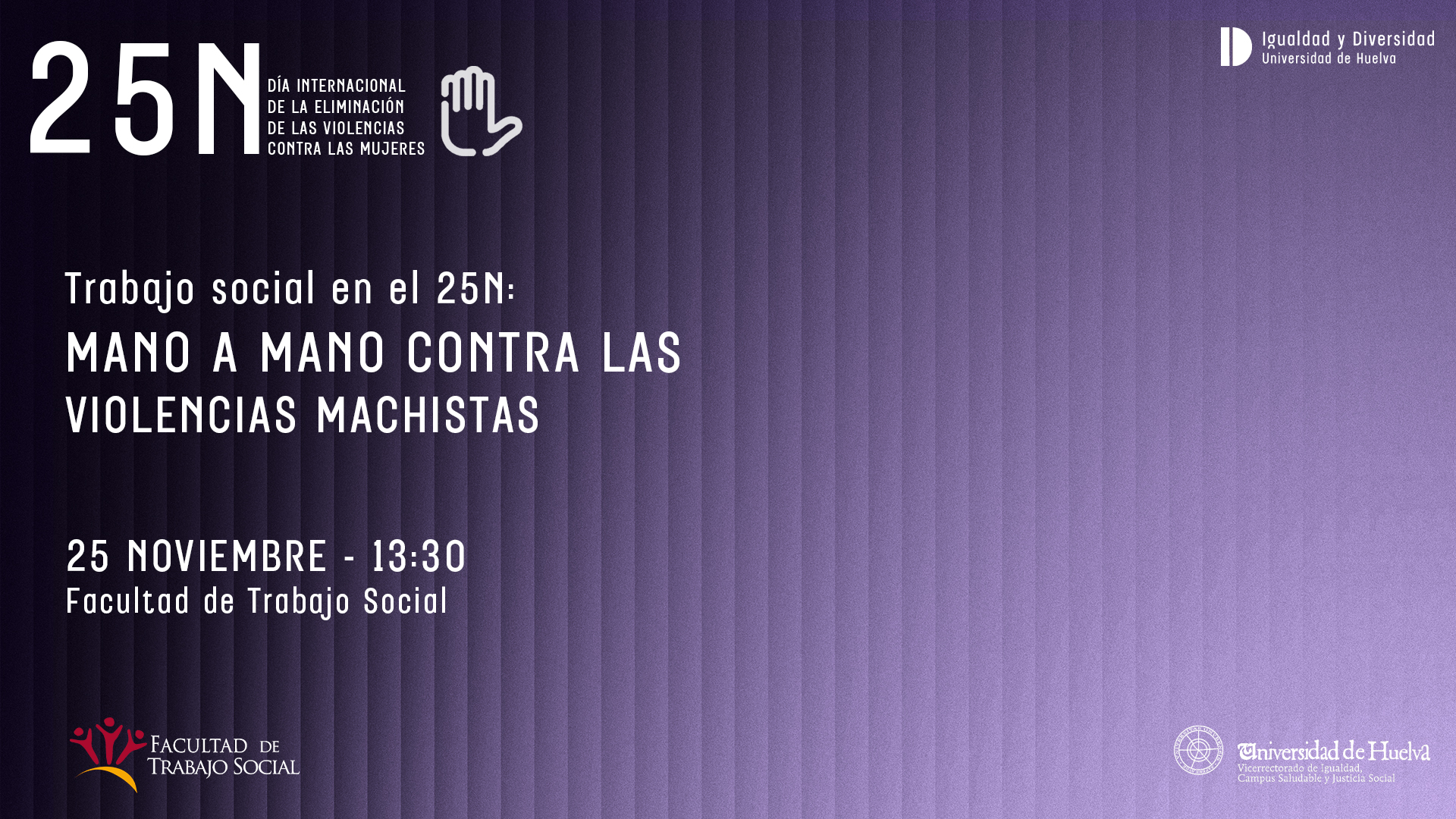 Trabajo Social en el 25N: Mano a Mano contra las Violencias Machistas.