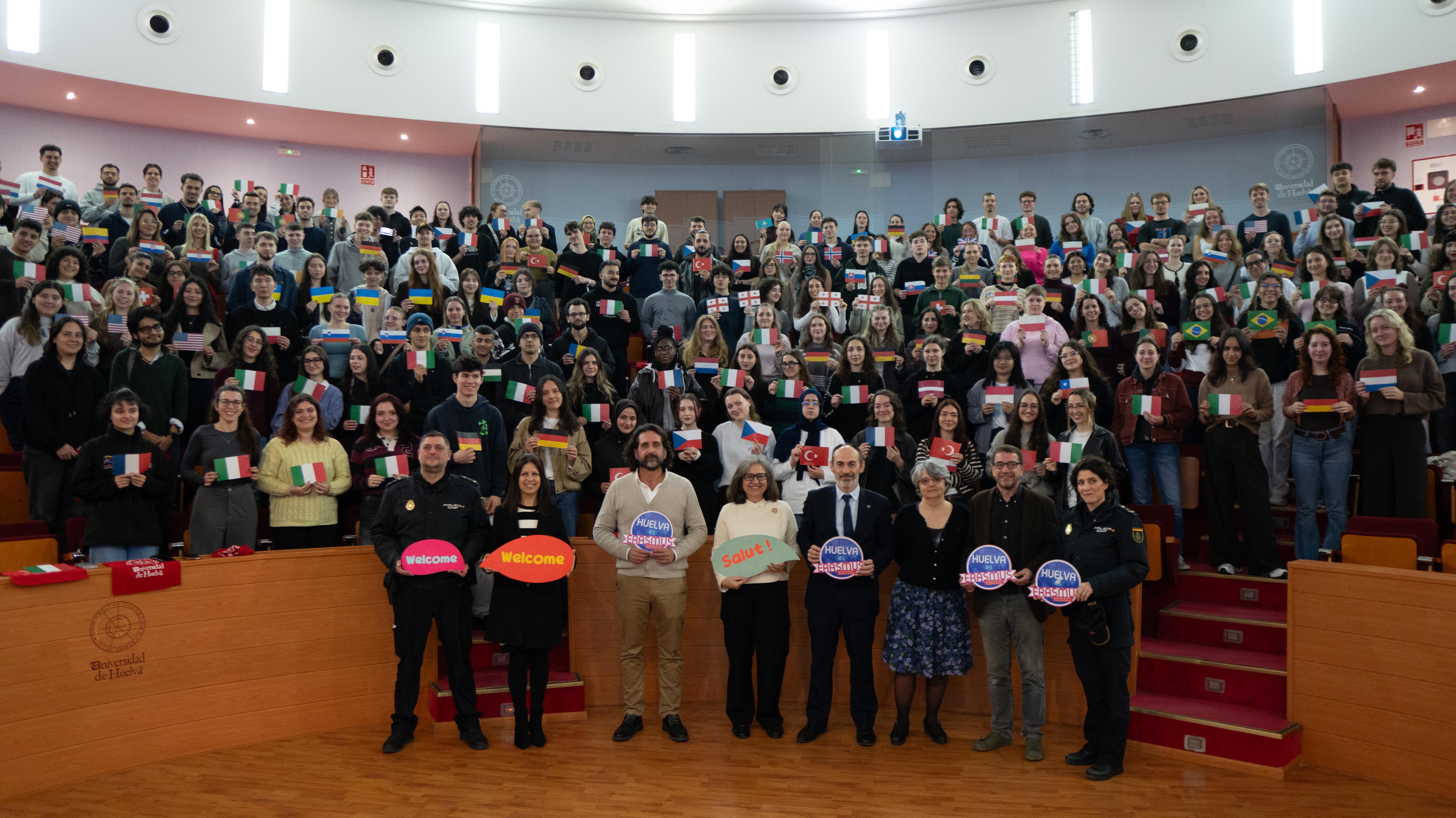 La Universidad de Huelva supera los 700 estudiantes Erasmus y afianza su proyección internacional