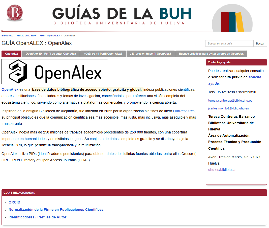 Nueva guía OpenAlex