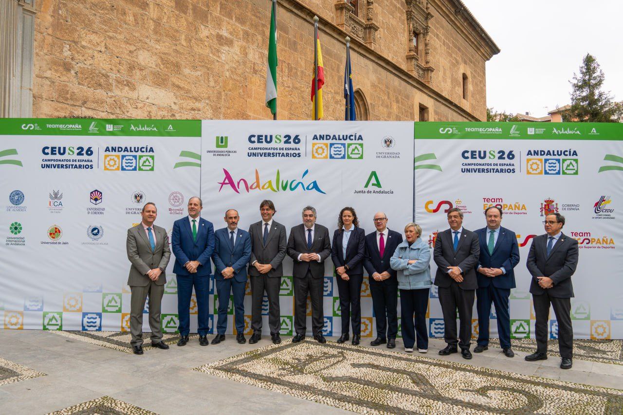 Andalucía organizará los Campeonatos de España Universitarios 2026 bajo la coordinación de la Universidad de Granada
